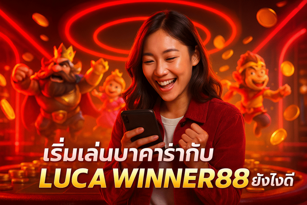 เริ่มเล่นบาคาร่ากับ LUCA WINNER88 ยังไงดี
