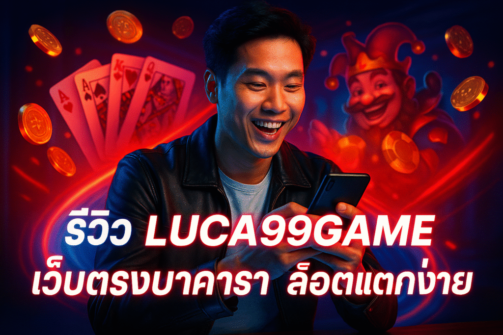 รีวิว LUCA99GAME เว็บตรงบาคาร่า สล็อตแตกง่าย
