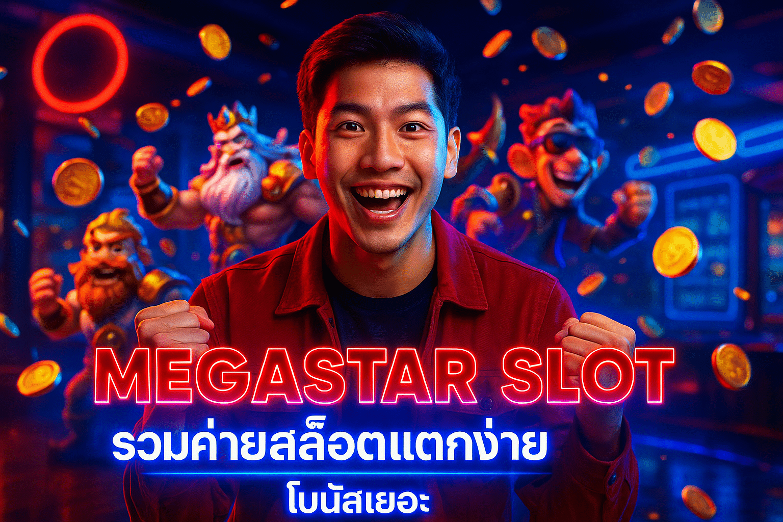 MEGASTAR SLOT รวมค่ายสล็อตแตกง่าย โบนัสเยอะ