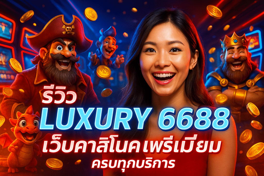รีวิว LUXURY 6688 เว็บคาสิโนพรีเมียม ครบทุกบริการ
